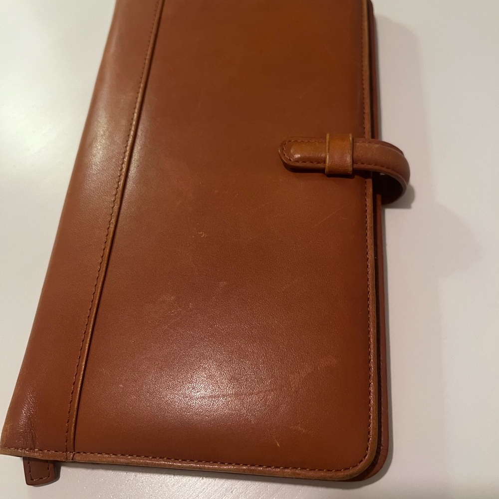 Brown Levenger Leather Wallet